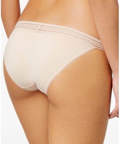 Lace-Trim Bikini Underwear DK5006 White $9.84 Panty