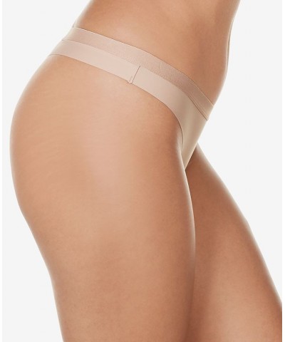 Warners Cloud 9 Smooth Invisible Look Microfiber Thong RX8101P Brown $9.24 Panty