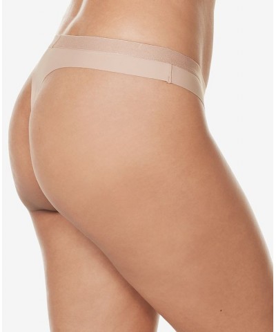 Warners Cloud 9 Smooth Invisible Look Microfiber Thong RX8101P Brown $9.24 Panty