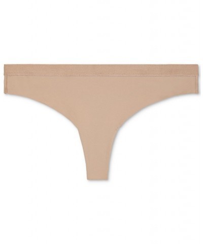 Warners Cloud 9 Smooth Invisible Look Microfiber Thong RX8101P Brown $9.24 Panty