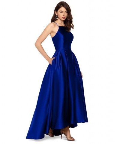 Petite Satin Ball Gown Royal $74.46 Dresses