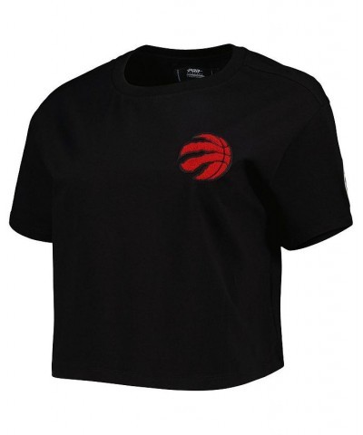 Women's Black Toronto Raptors Classics Boxy T-shirt Black $24.50 Tops