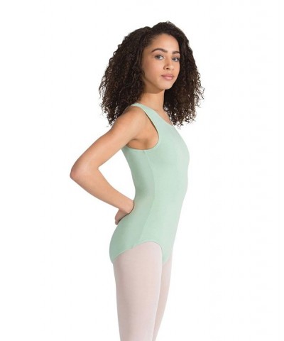 High-Neck Tank Leotard Garnet $19.38 Tops