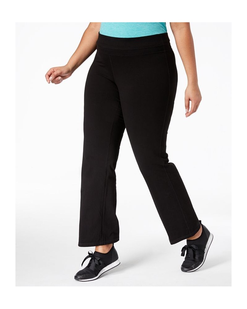 Plus Size Flex Stretch Active Yoga Pants Black $14.74 Pants