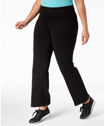 Plus Size Flex Stretch Active Yoga Pants Black $14.74 Pants