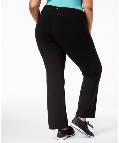 Plus Size Flex Stretch Active Yoga Pants Black $14.74 Pants