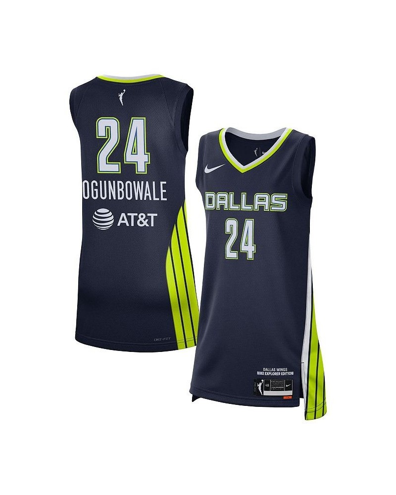 Women's Arike Ogunbowale Navy Dallas Wings Explorer Edition Jersey Navy $53.90 Jersey