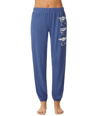 Women's Star Wars Printed Pajama Pants Blue $12.32 Sleepwear