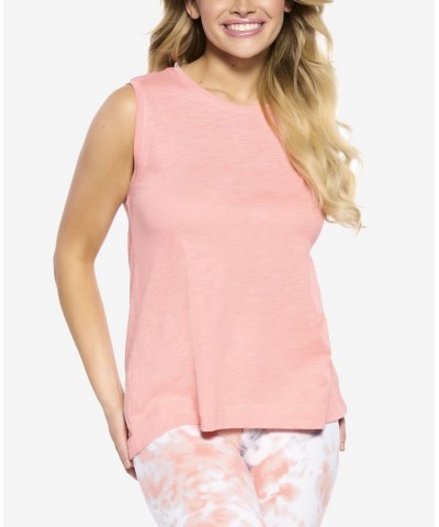 Women's Textured Slub Knit Shell Shell Pink $17.00 Sleepwear