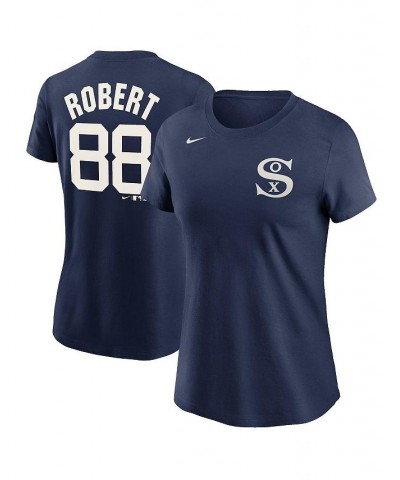 Women's Luis Robert Navy Chicago White Sox 2021 Field of Dreams Name and Number T-shirt Navy $16.20 Tops