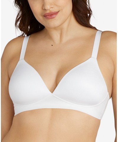 Comfort Revolution Soft Touch Perfect T-Shirt Wireless Bra DF3460 White $15.80 Bras