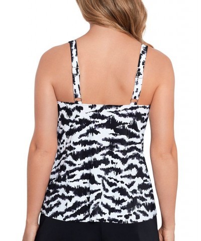 Women's A-Line Tankini Swimsuit Feral Stripes $40.48 Swimsuits