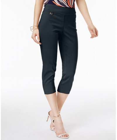 Essential Petite Capri Pull-On with Tummy-Control Modern Navy $17.84 Pants