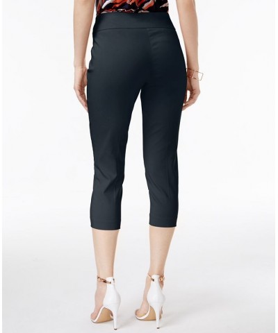 Essential Petite Capri Pull-On with Tummy-Control Modern Navy $17.84 Pants