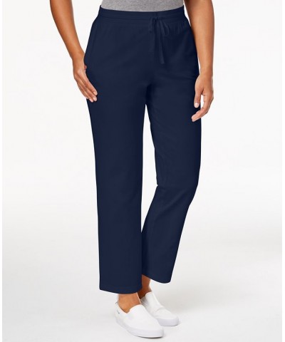 Sport Drawstring Straight-Leg Pants Intrepid Blue $10.00 Pants