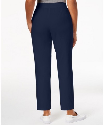 Sport Drawstring Straight-Leg Pants Intrepid Blue $10.00 Pants