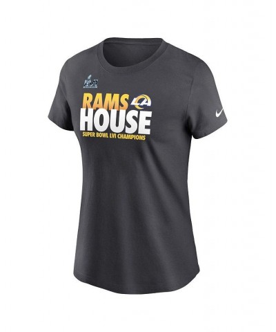 Women's Anthracite Los Angeles Rams Super Bowl LVI Champions Local T-shirt Anthracite $23.00 Tops