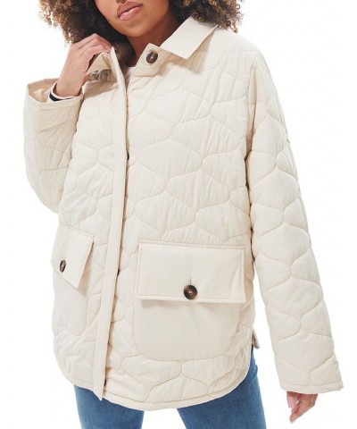 Women's Plus Size Leilani Quilted Patch-Pocket Jacket Yarrow $99.00 Coats