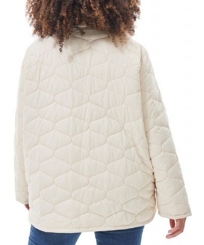 Women's Plus Size Leilani Quilted Patch-Pocket Jacket Yarrow $99.00 Coats