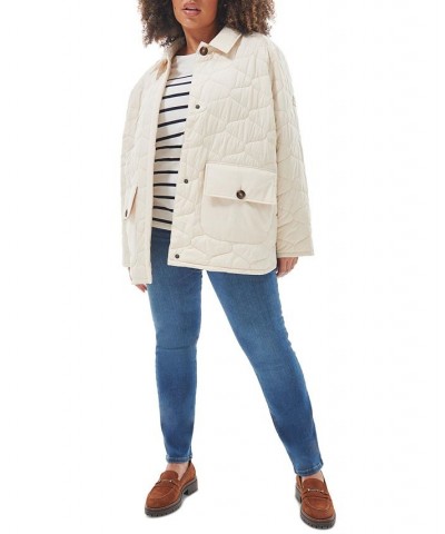 Women's Plus Size Leilani Quilted Patch-Pocket Jacket Yarrow $99.00 Coats