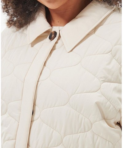 Women's Plus Size Leilani Quilted Patch-Pocket Jacket Yarrow $99.00 Coats