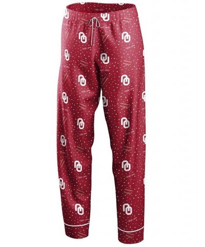 Women's Crimson Oklahoma Sooners Long Sleeve Button-Up Shirt and Pants Sleep Set Crimson $39.20 Pajama