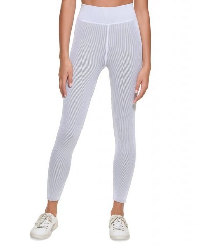 Ribbed High Rise 7/8 Leggings Black $18.29 Pants