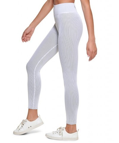 Ribbed High Rise 7/8 Leggings Black $18.29 Pants