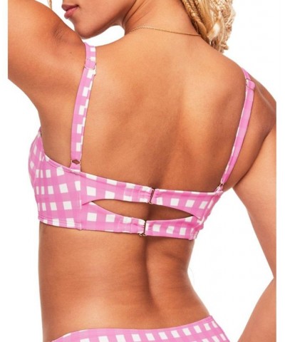 Vivien Women's Swimwear Bikini Top Pink $23.08 Swimsuits