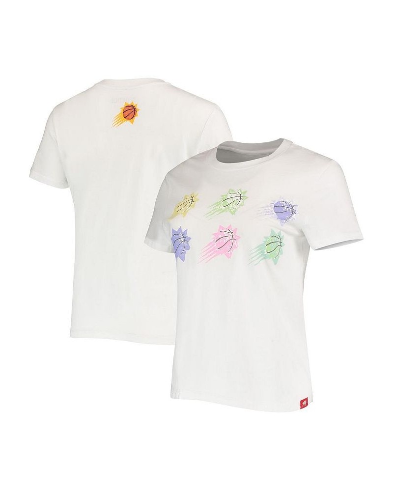 Women's White Phoenix Suns Street Capsule Arcadia T-shirt White $24.60 Tops