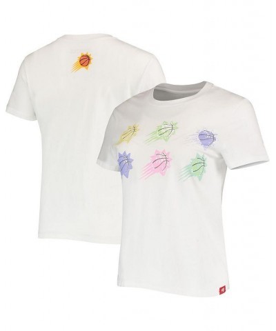 Women's White Phoenix Suns Street Capsule Arcadia T-shirt White $24.60 Tops