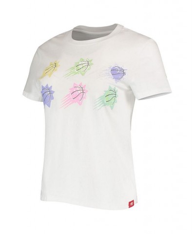 Women's White Phoenix Suns Street Capsule Arcadia T-shirt White $24.60 Tops