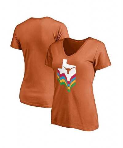 Women's Texas Orange Texas Longhorns Texas Love V-Neck T-shirt Texas Orange $18.89 Tops