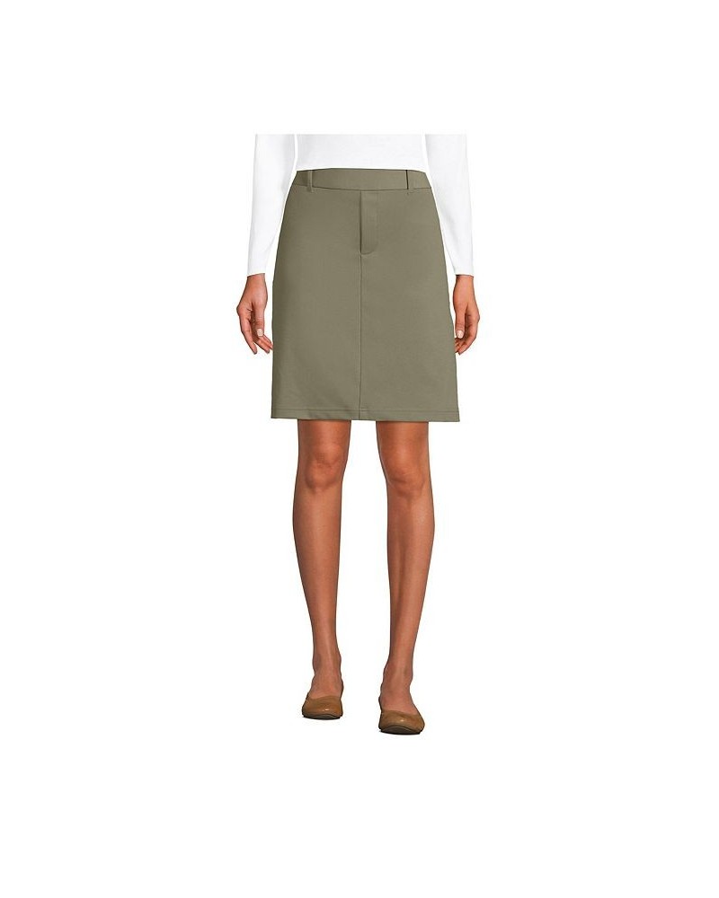 Women's Petite Lands' End Flex High Rise Pull On Skorts Green $38.16 Skirts