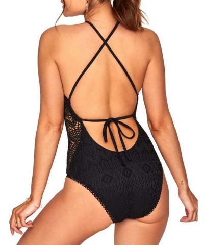 Margaret Women's Swimwear One-Piece Black $35.72 Swimsuits