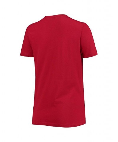 Women's Red Liverpool Swoosh T-shirt Red $19.60 Tops