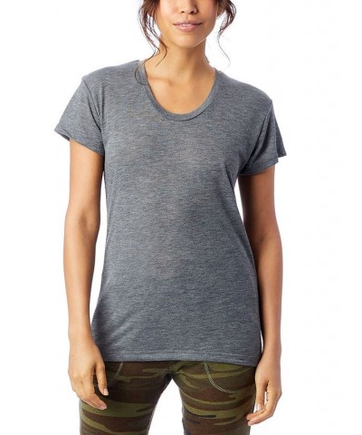 Alternative Apparel Kimber Slinky Jersey Women's T-shirt Gray $13.20 Tops