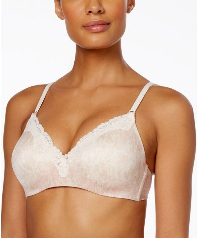 Comfort Devotion Extra Coverage Shaping with Lift Wireless Bra 9456 Pink $13.02 Bras