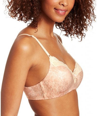 Comfort Devotion Extra Coverage Shaping with Lift Wireless Bra 9456 Pink $13.02 Bras