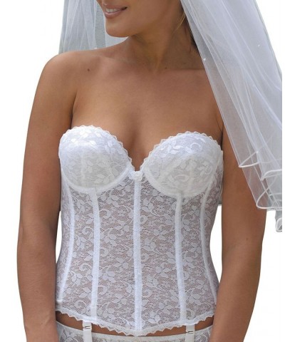 Women's Strapless Bustier White $35.52 Bras