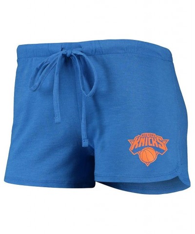 Women's Royal New York Knicks Billboard Racerback Tank Top and Shorts Sleep Set Royal $21.50 Pajama