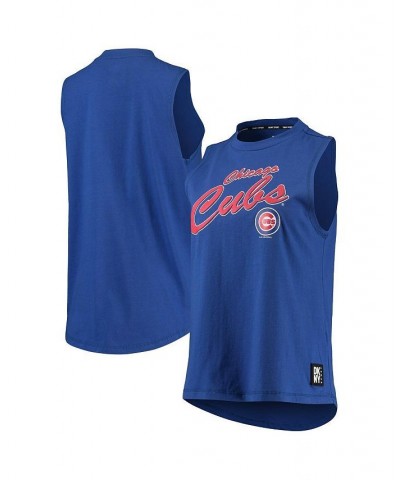 Women's Royal Chicago Cubs Marcie Tank Top Royal $29.69 Tops