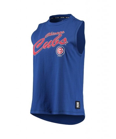 Women's Royal Chicago Cubs Marcie Tank Top Royal $29.69 Tops