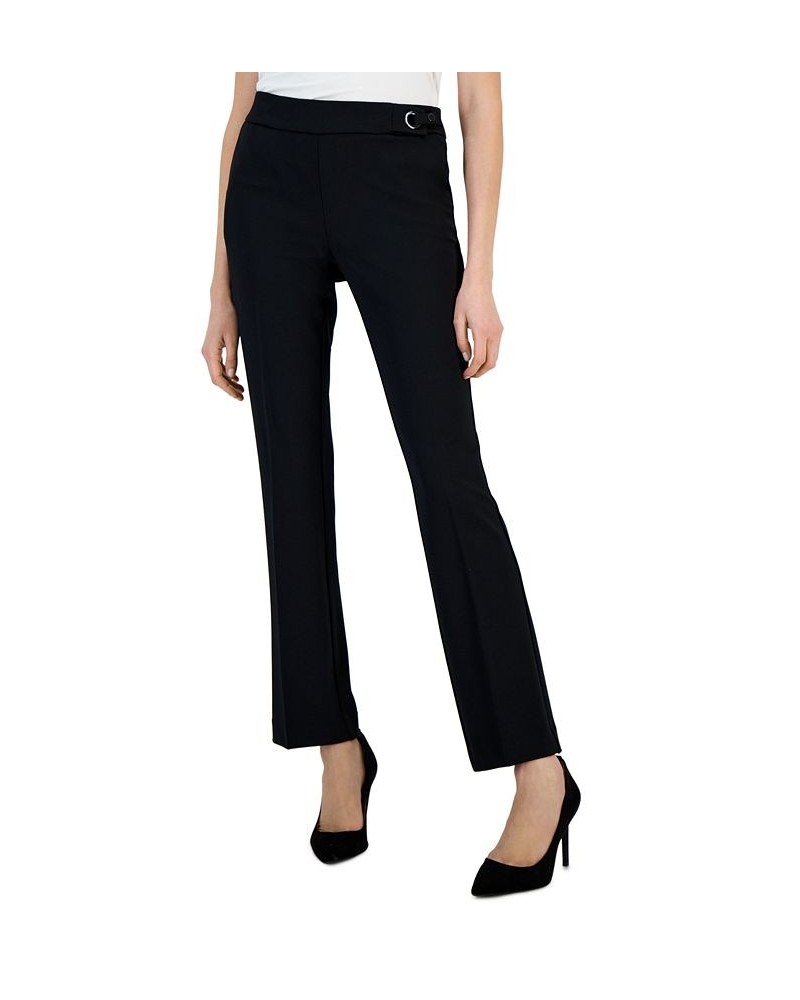 Petite Stretch Twill Pull-On Pants Black $41.83 Pants