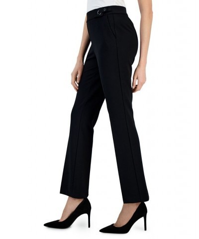 Petite Stretch Twill Pull-On Pants Black $41.83 Pants