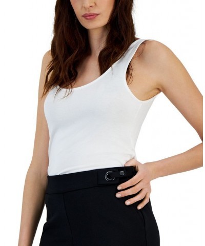 Petite Stretch Twill Pull-On Pants Black $41.83 Pants