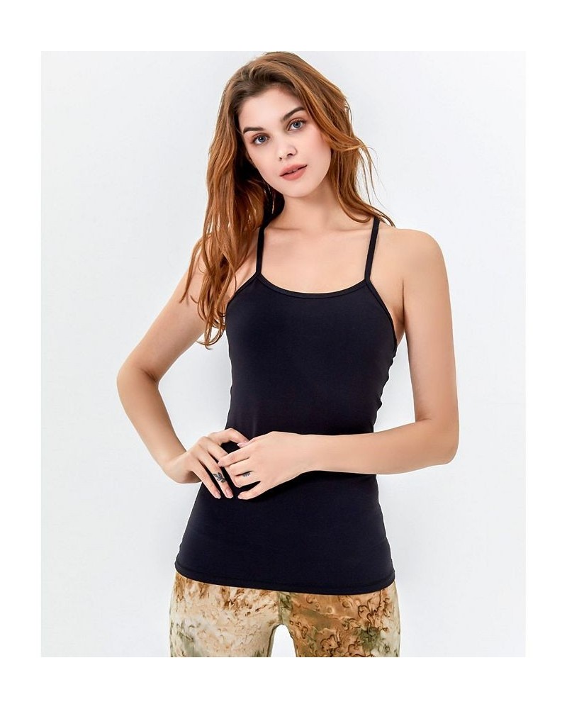 Dove Cloudlux Bra Tank for Women Metropolis Black $27.95 Tops