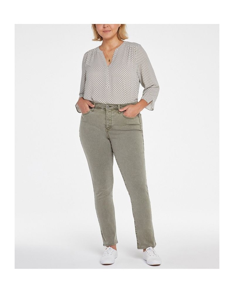 Plus Size Sheri Slim Jeans Moss $40.18 Jeans