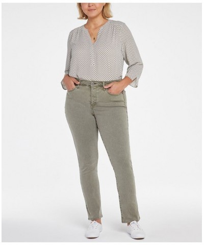 Plus Size Sheri Slim Jeans Moss $40.18 Jeans