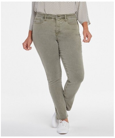 Plus Size Sheri Slim Jeans Moss $40.18 Jeans